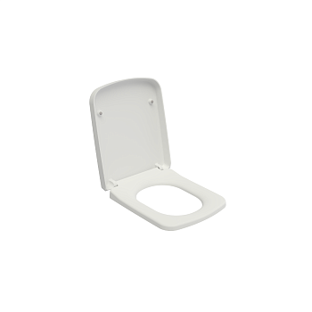 Сиденье с крышкой Scala, дюропласт, плавное опускание, мат белый, A0312-002, шт