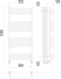 Полотенцесушитель Terminus Стандарт П20 500х1000 Полотенцесушитель Terminus Стандарт П20 500х1000