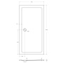Передняя панель SMC поддона CEZARES TRAY-M-AH-140/90-SCR Передняя панель SMC поддона CEZARES TRAY-M-AH-140/90-SCR