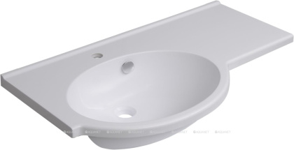 Раковина для тумбы Aquanet Лайн 90 L marmite pernilla