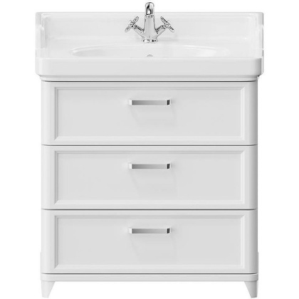 Тумба с раковиной Kerama Marazzi Pompei 80 см PO.N.80.3\WHT глянцевый белый