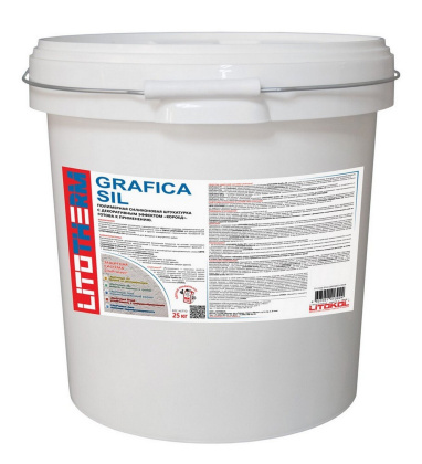 Клеевая смесь для фасадного утеплителя LITOTHERM GRAFICA SIL, 2,0 мм