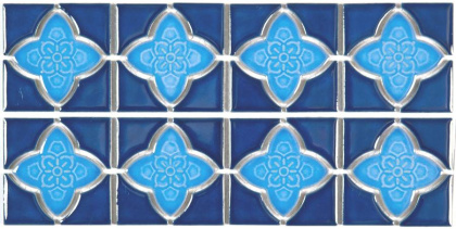 Вставка BW0021 керамика глянцевая (48*48) 150*306 