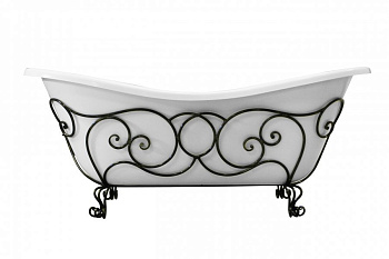 Кованая подставка для ванны "Бостон" (патина) Кованая подставка для ванны "Бостон" (патина)