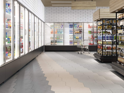 Керамогранит DD950700N Про Плэйн черный 30*30*8 (16шт\1.36м2), м2