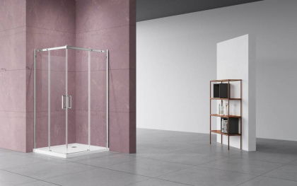 Душевой уголок Dice VSS-4D900CL, 900*900, хром, стекло прозрачное Душевой уголок Dice VSS-4D900CL, 900*900, хром, стекло прозрачное