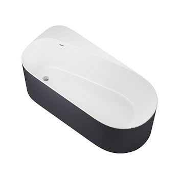 Акриловая ванна Allen Brau Priority 170x80 2.31001.21/AM белый матовый (панель антрацит), шт Акриловая ванна Allen Brau Priority 170x80 2.31001.21/AM белый матовый (панель антрацит), шт