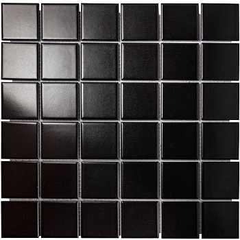 Керамическая мозаика, Black Matt 48х48, 5х5 см Керамическая мозаика, Black Matt 48х48, 5х5 см