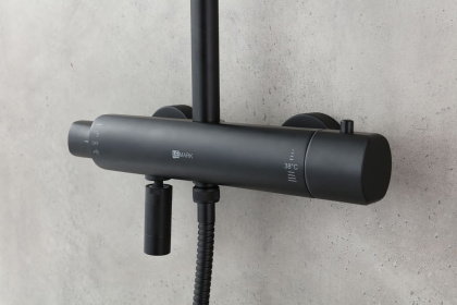 Смеситель Lemark Bronx LM3772BL для душа термостатический