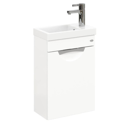 Тумба Onika Комо 40 подвесная, белая (ум. Como 40/Миранда 40)