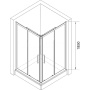 Душевой уголок RGW Classic CL-34B 90х90 32093499-14 профиль Черный стекло прозрачное Душевой уголок RGW Classic CL-34B 90х90 32093499-14 профиль Черный стекло прозрачное