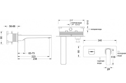 Смеситель Timo Torne 4371/00-16SM white