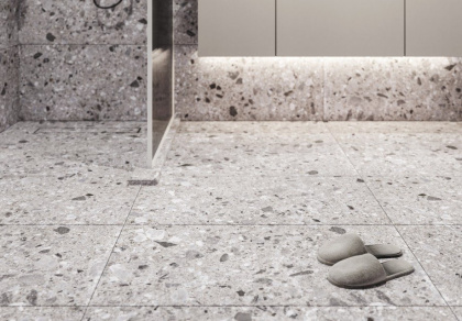 Керамогранит Meissen Keramik Skin серый ректификат 44,8x89,8 A16668