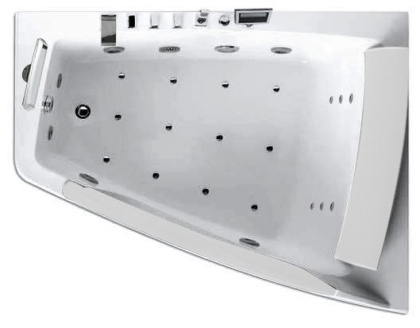 Акриловая ванна Gemy 170х130 G9056 O R Акриловая ванна Gemy 170х130 G9056 O R