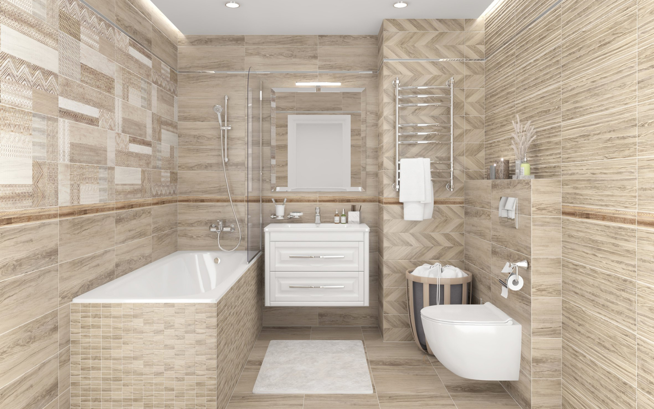 Amber Декор мозаичный микс MM60065 20х60