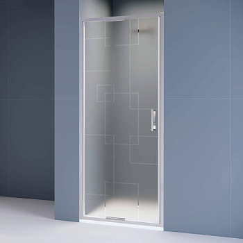 Душевая дверь 100*195 RGW SV-05 Хром/Matt Smart Line/8 мм (Easy)