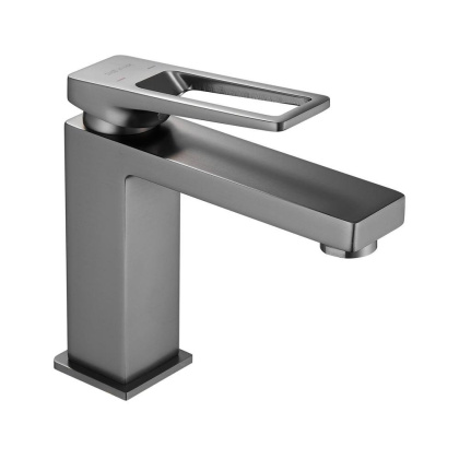 Смеситель для раковины латунь, оружейная сталь S6801T Смеситель для раковины латунь, оружейная сталь S6801T