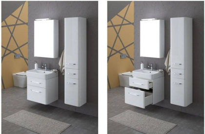 Тумба под раковину Aquanet Виченца 60 белый