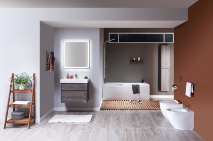 Шторка для ванны Aquanet SG-750, прозрачное стекло