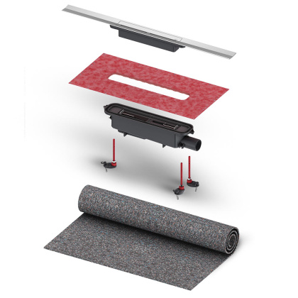 Профиль для душа TECEdrainprofile 120 см, глянец