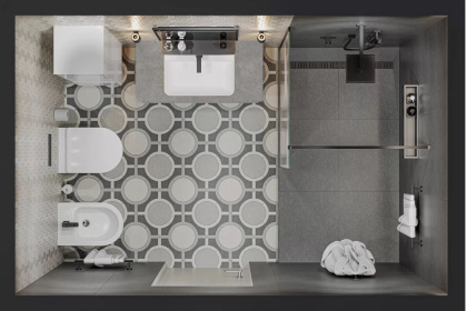 Керамогранит DD519622R Джиминьяно антрацит (119,5см*60см*9мм) (3шт/2,151м2) лаппатированный, м2