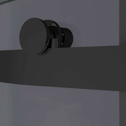 Душевой уголок Como-N VSR-4CN9012CGB, 1200*900, черный, стекло тонированное