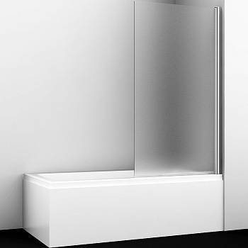 Berkel 48P01-80R Matt glass Стеклянная шторка на ванну Wasserkraft