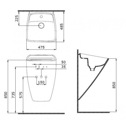 Раковина Bocchi Firenze 1082-001-0126 белая