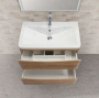 Тумба с раковиной подвесная  BelBagno ACQUA 90 Bianco Lucido, раковина белая Тумба с раковиной подвесная  BelBagno ACQUA 90 Bianco Lucido, раковина белая