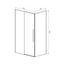 Душевой уголок Slim-N VSR-4SN8014CL, 1400*800, хром, стекло прозрачное Душевой уголок Slim-N VSR-4SN8014CL, 1400*800, хром, стекло прозрачное