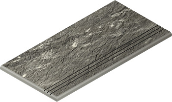 Гриджио Ступень Закруг.Грип 30X60 Лев Гриджио Ступень Закруг.Грип 30X60 Лев