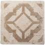 Натуральный травертин, ORNAMENT №7 10x10, Provance