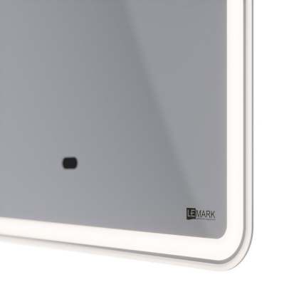 Зеркало Lemark ELEMENT 90х80см с подсветкой, с подогревом