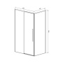 Душевой уголок Slim-N VSR-4SN9013CL, 1300*900, хром, стекло прозрачное Душевой уголок Slim-N VSR-4SN9013CL, 1300*900, хром, стекло прозрачное