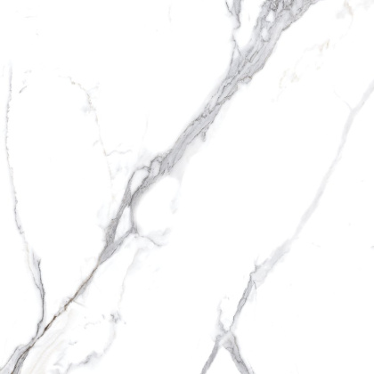 Calacatta Splendid Silver Керамогранит белый 60х60 Полированный