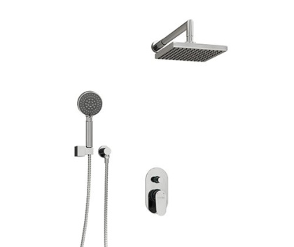 A14028 Встраиваемый комплект для душа с верхней душевой насадкой и лейкой Wasserkraft