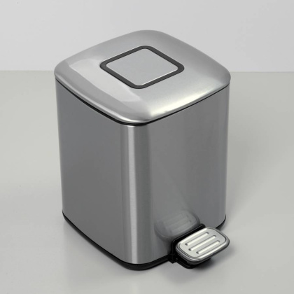 Ведро 9L, 24х31,5х32,4 см, хром, K-649