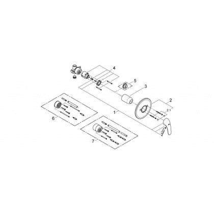 Смеситель для душа Grohe Euroeco 32742000 хром