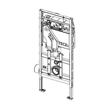 Застенный модуль TECElux 400 с регулировкой высоты и системой очистки воздуха, высота установки 1120 мм