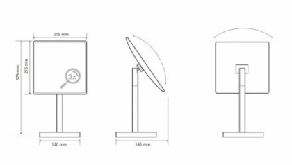 Косметическое зеркало отдельностоящиe Косметическое зеркало отдельностоящиe