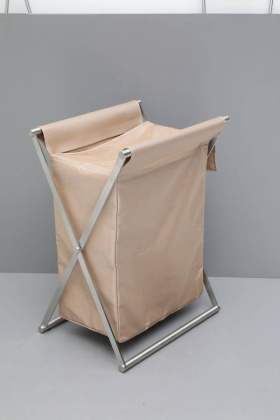 Корзина для белья Allen Brau Priority сталь/бежевый