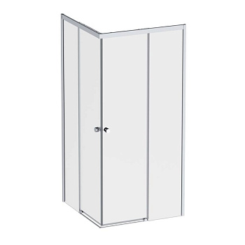 W94G-403-9090-МТ Душевое ограждение X-Joy Square Slide 90х90, мат Хром, прозрачное