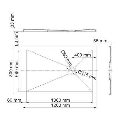 Aller 10T06 Душевой поддон Wasserkraft Aller 10T06 Душевой поддон Wasserkraft
