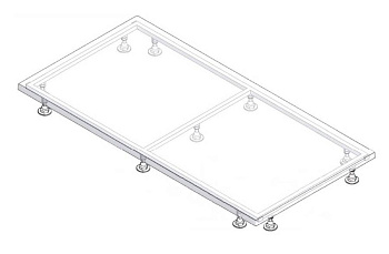 Каркас для поддона Creto Ares, Scala 100x80