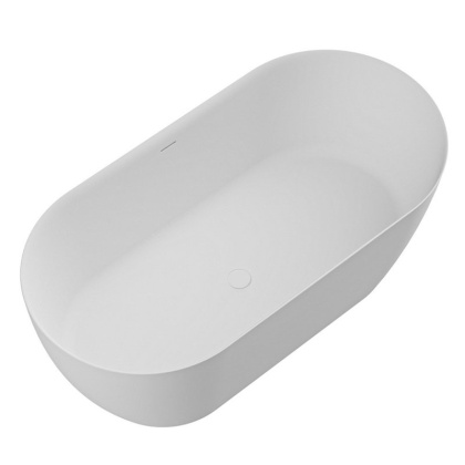 CZR-RELAX-150-75-57-SSB Ванна из искусственного камня Solid Surface 1500х750х570 Исполнение: Белый матовый  CZR-RELAX-150-75-57-SSB Ванна из искусственного камня Solid Surface 1500х750х570 Исполнение: Белый матовый
