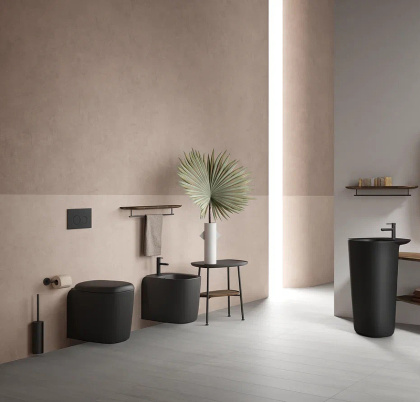 Подвесное биде VitrA Plural, цвет Матовый Черный