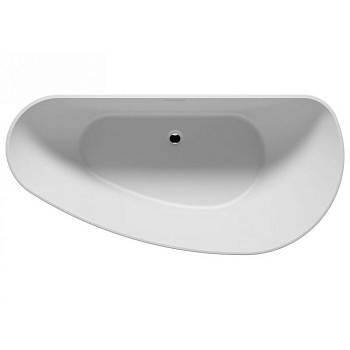 Асимметричная ванна из искусственного камня Riho Granada 170x80 белая BS1800500000000