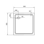 Поддон SMC CEZARES TRAY-M-A-90-35-W Поддон SMC CEZARES TRAY-M-A-90-35-W