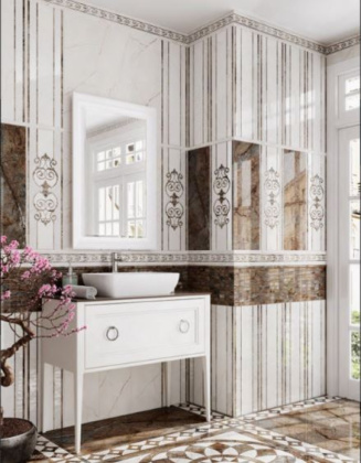 Керамогранит SG457702R Театро бежевый светлый лаппатированный 50.2*50.2*9.5 (6шт\1.512м2), м2