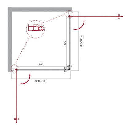 Душевой уголок BelBagno ETNA-A-2-70-C-Cr Душевой уголок BelBagno ETNA-A-2-70-C-Cr